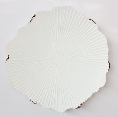 LARGE SHELL METAL WALL HANGING