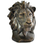 Golden lion head