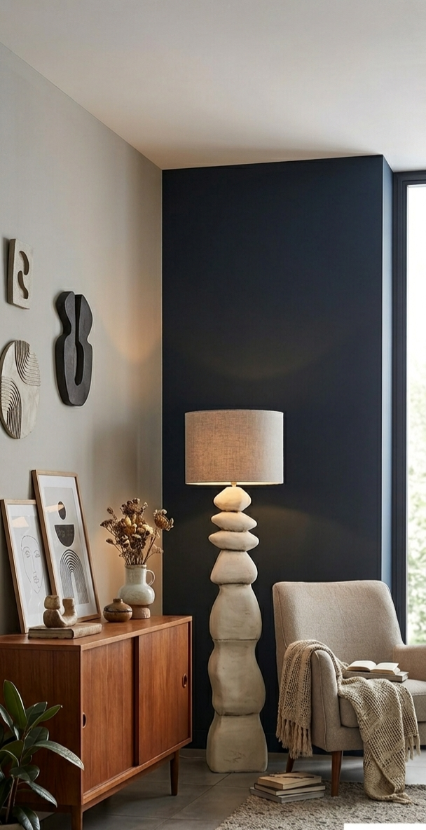 Aura Organic Sculptural Floor Lamp