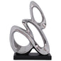 Silver anelli sculpture