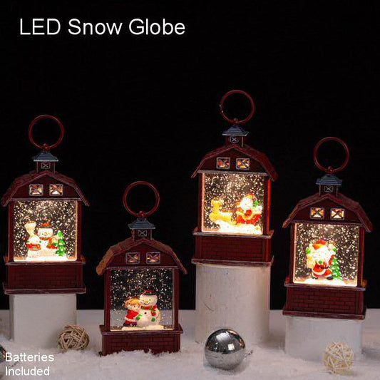 Xmas house snow globe